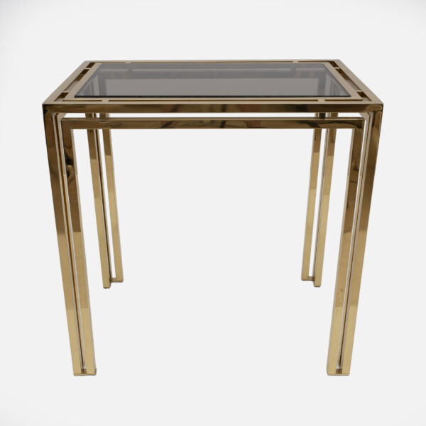 Mid-century Modern Italian Brass Console Table, 1970s - Image 2