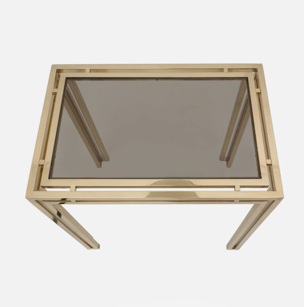 Mid-century Modern Italian Brass Console Table, 1970s - Image 3