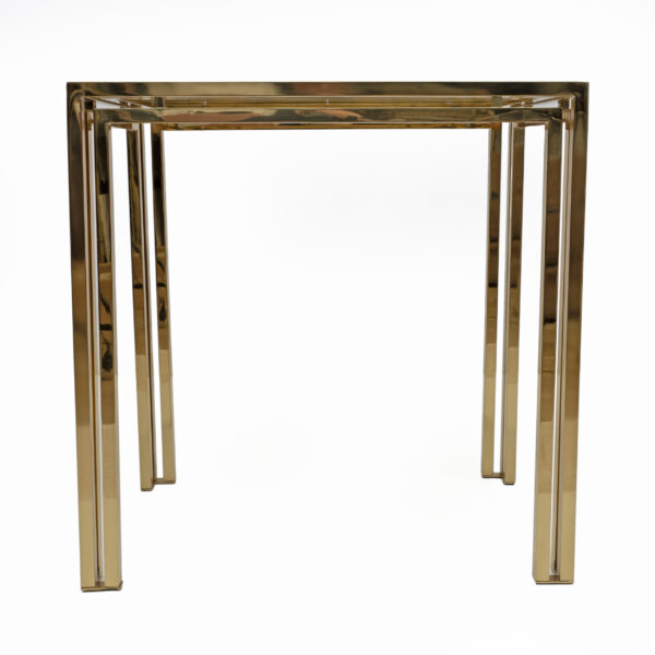 Mid-century Modern Italian Brass Console Table, 1970s - Image 5