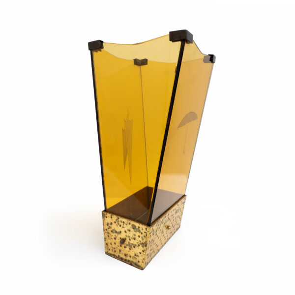 Attributed Pierluigi Colli Glass Umbrella Stand by Cristal Art 1950s - Image 6