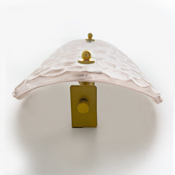 Pair of Modern Light Pink Murano Glass Sconces - Image 7