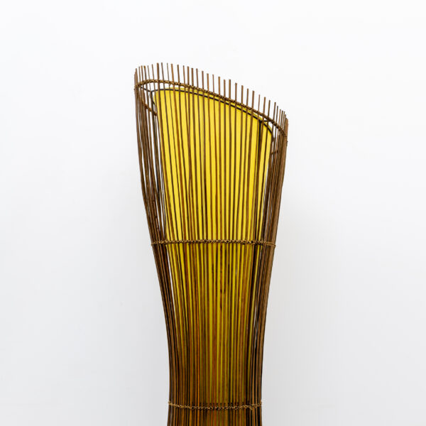 Organic Shaped Bamboo Floor Lamp "Kobe", France, 1980s - Image 8