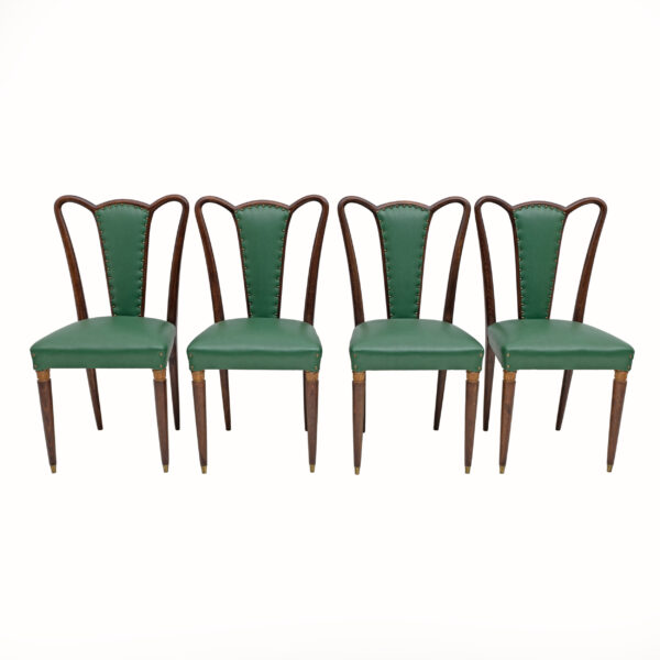 Eight Dining Chairs Attributed to Guglielmo Ulrich, 1940s - Image 3