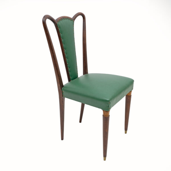 Eight Dining Chairs Attributed to Guglielmo Ulrich, 1940s - Image 8