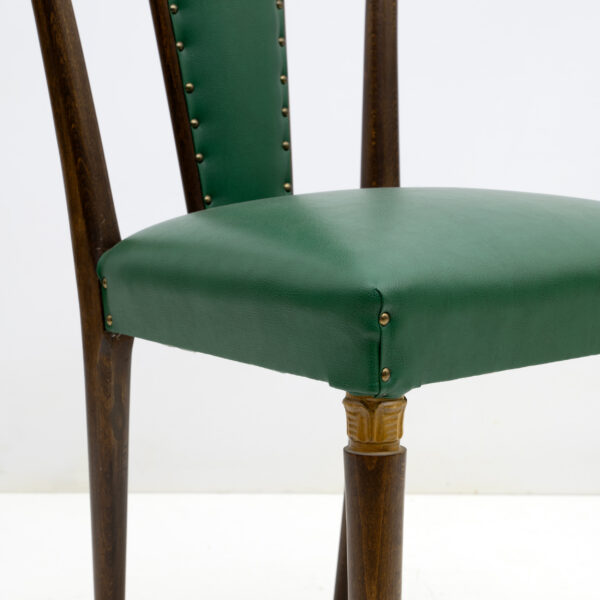 Eight Dining Chairs Attributed to Guglielmo Ulrich, 1940s - Image 4