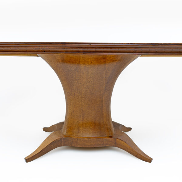 Mid-century Modern Italian Elm Root Oval Dining Table, 1950s - Image 5