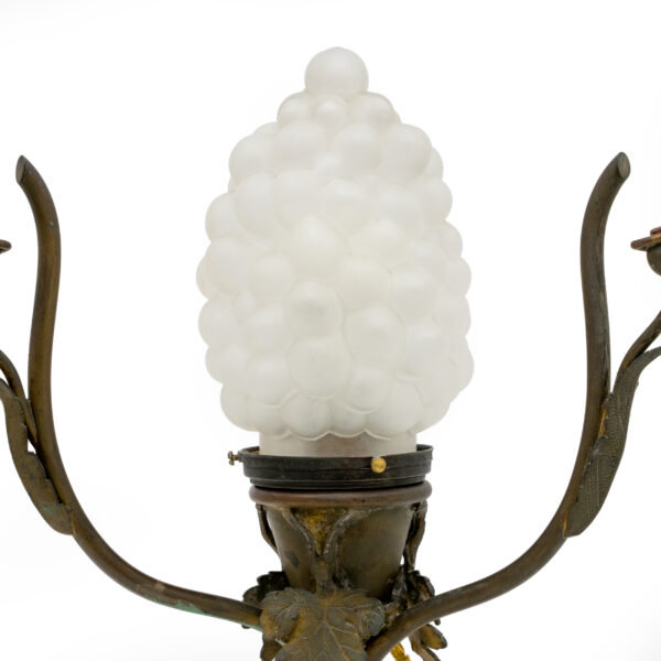 Émile Gallé Art Nouveau Cameo Glass Table Lamp, France 1900 - Image 8